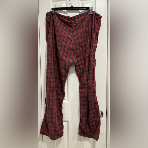 Vintage Brooks Brothers Red and Green Plaid Men's Pajamas in Size XL - Picture 9 of 11